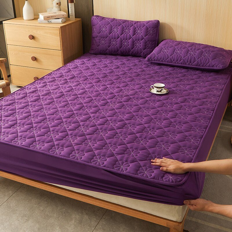 SUENTA Luxuriöse Bettwäsche Set Für Anspruchsvolles Schlafzimmer Lila