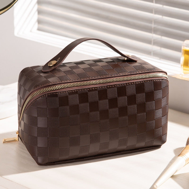 SUENTA Luxuriöse Reisekosmetiktasche Mit Viel Platz Und Ordnung