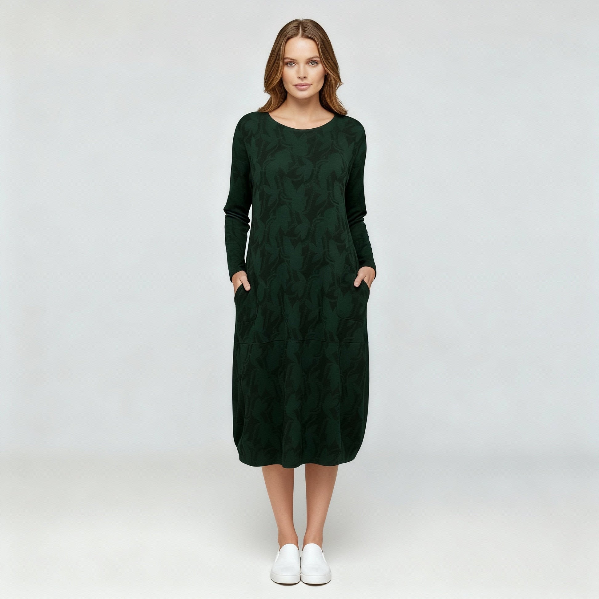 SUENTA Winterkleid Winterlook Luxus Eleganz Stil, Komfort Aussagekräftige Muster