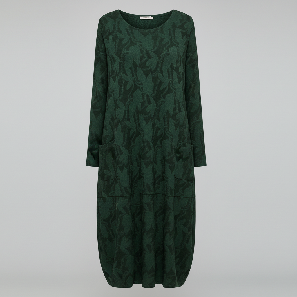 SUENTA Winterkleid Winterlook Luxus Eleganz Stil, Komfort Aussagekräftige Muster