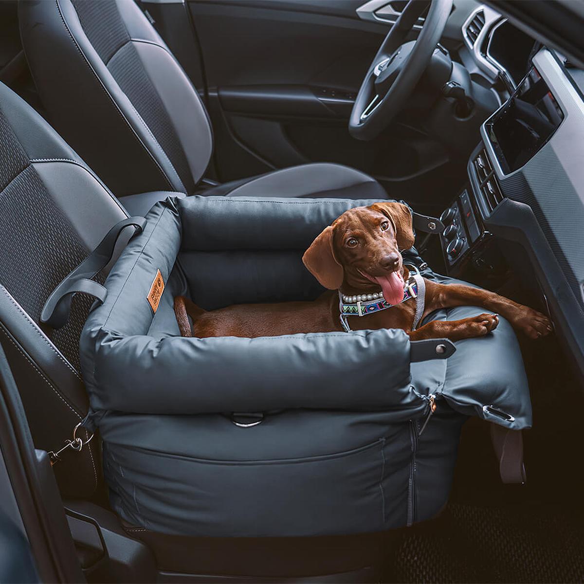 SUENTA Luxus Autositz Für Hunde Mit Sicherheitsgurt Und Komfort