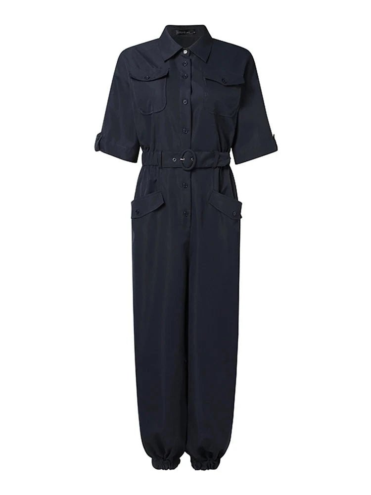 SUENTA Marquise Dame Jumpsuit – Cargo Style & Praktiske Detaljer