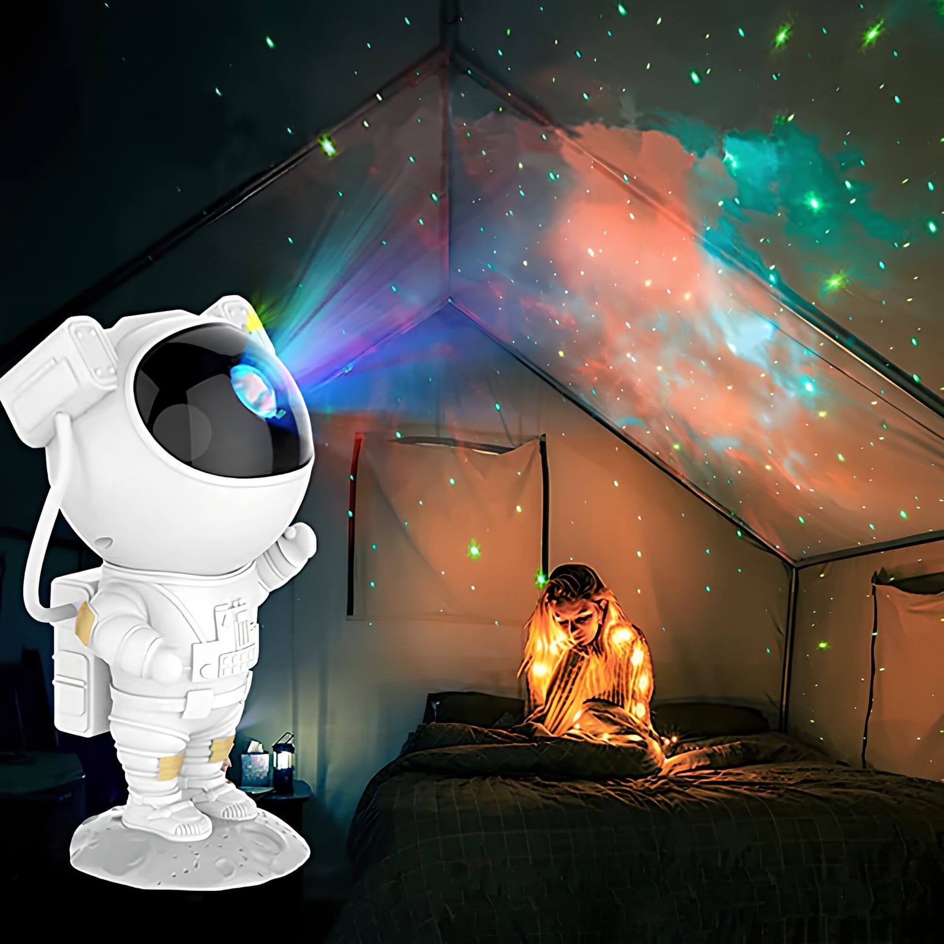 SUENTA Sternenprojektor Astronaut Led Sternenhimmel Decken Default