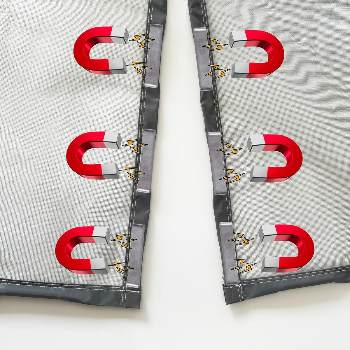 SUENTA Magnetische Hupentür Schließt Automatisch Für Innenräume