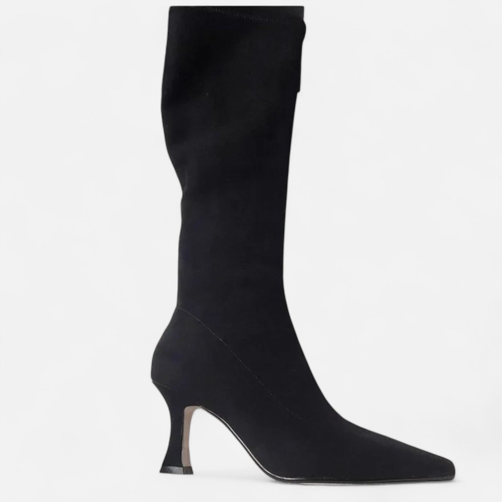 SUENTA Damen Overknee-Stiefel Leder-Optik – Absatz & Oberschenkelhoch