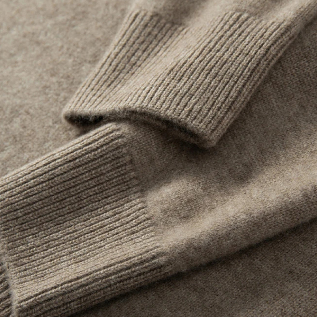 SUENTA Damen Rollkragenpullover – Tailliertes Strickmuster & Thermo-Wärme