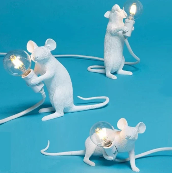 SUENTA Maus Tischlampe Aus Kunststoff Verspielte Beleuchtung