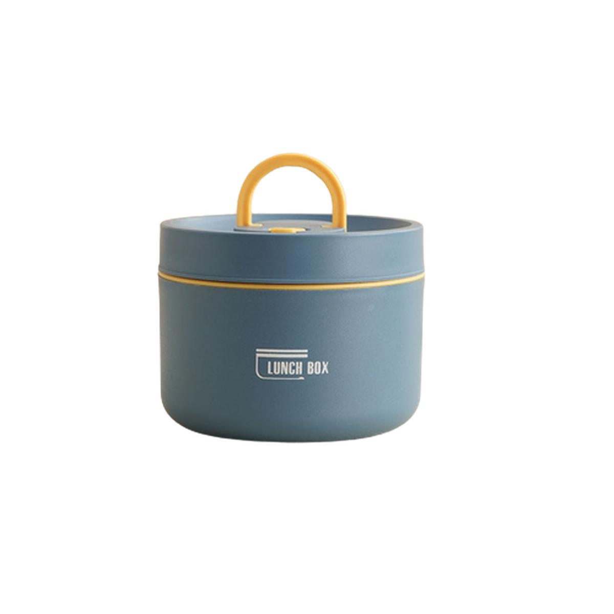 SUENTA Mehrschichtige Isolierte Lunchbox Kostenlose Tragetasche Blau Groß