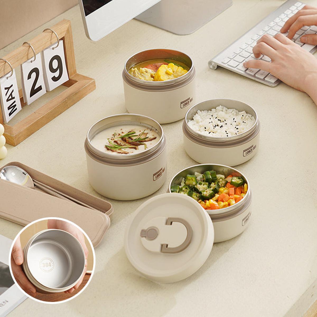 SUENTA Mehrschichtige Isolierte Lunchbox Kostenlose Tragetasche