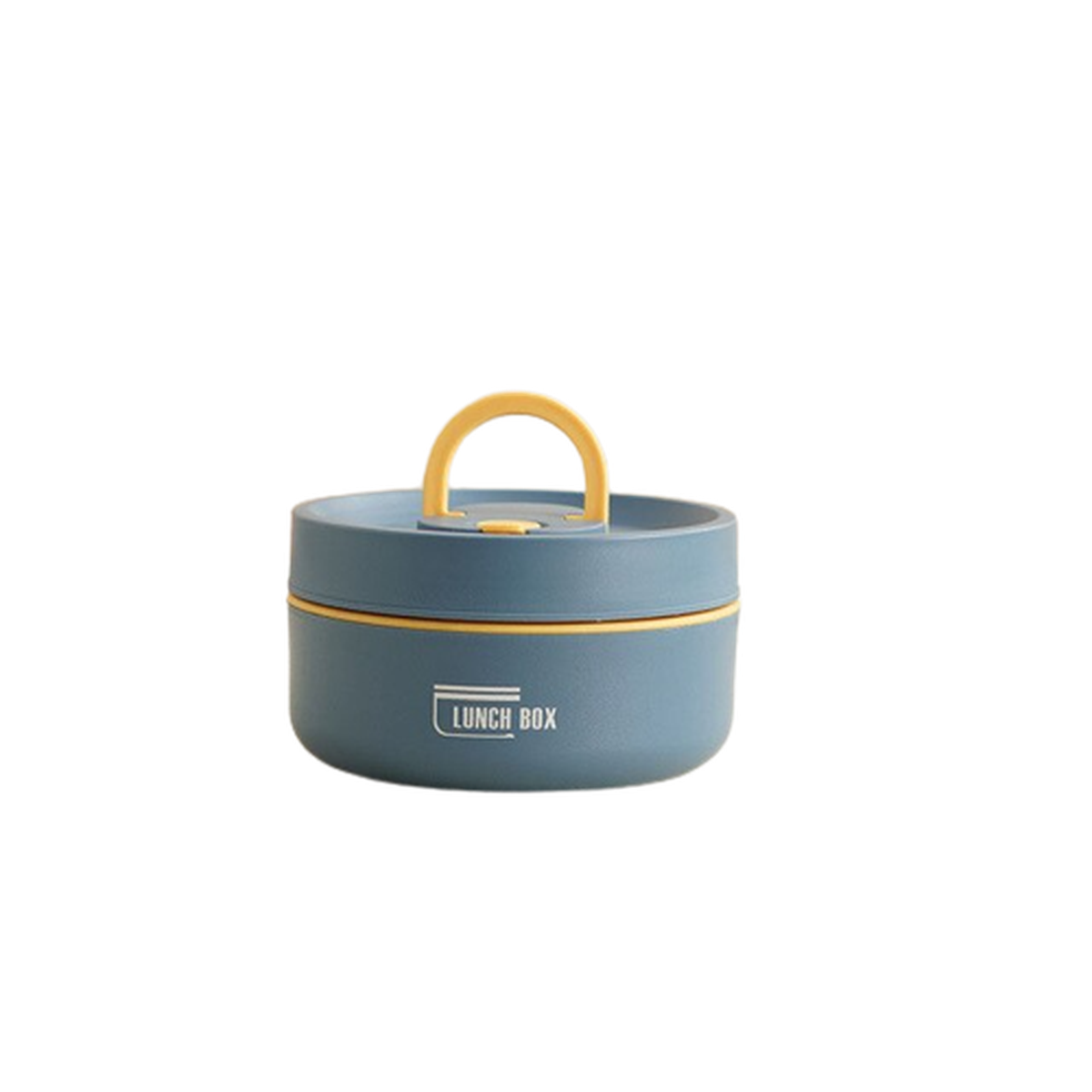 SUENTA Mehrschichtige Isolierte Lunchbox Kostenlose Tragetasche Blau Klein
