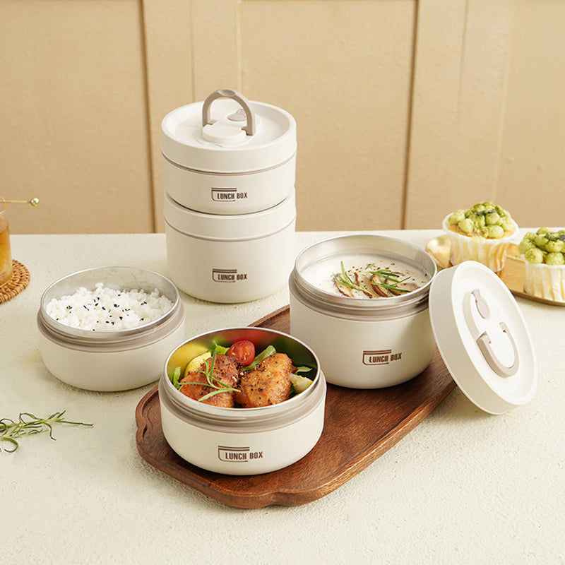 SUENTA Mehrschichtige Isolierte Lunchbox mit GRATIS Tragetasche - ThermoBox