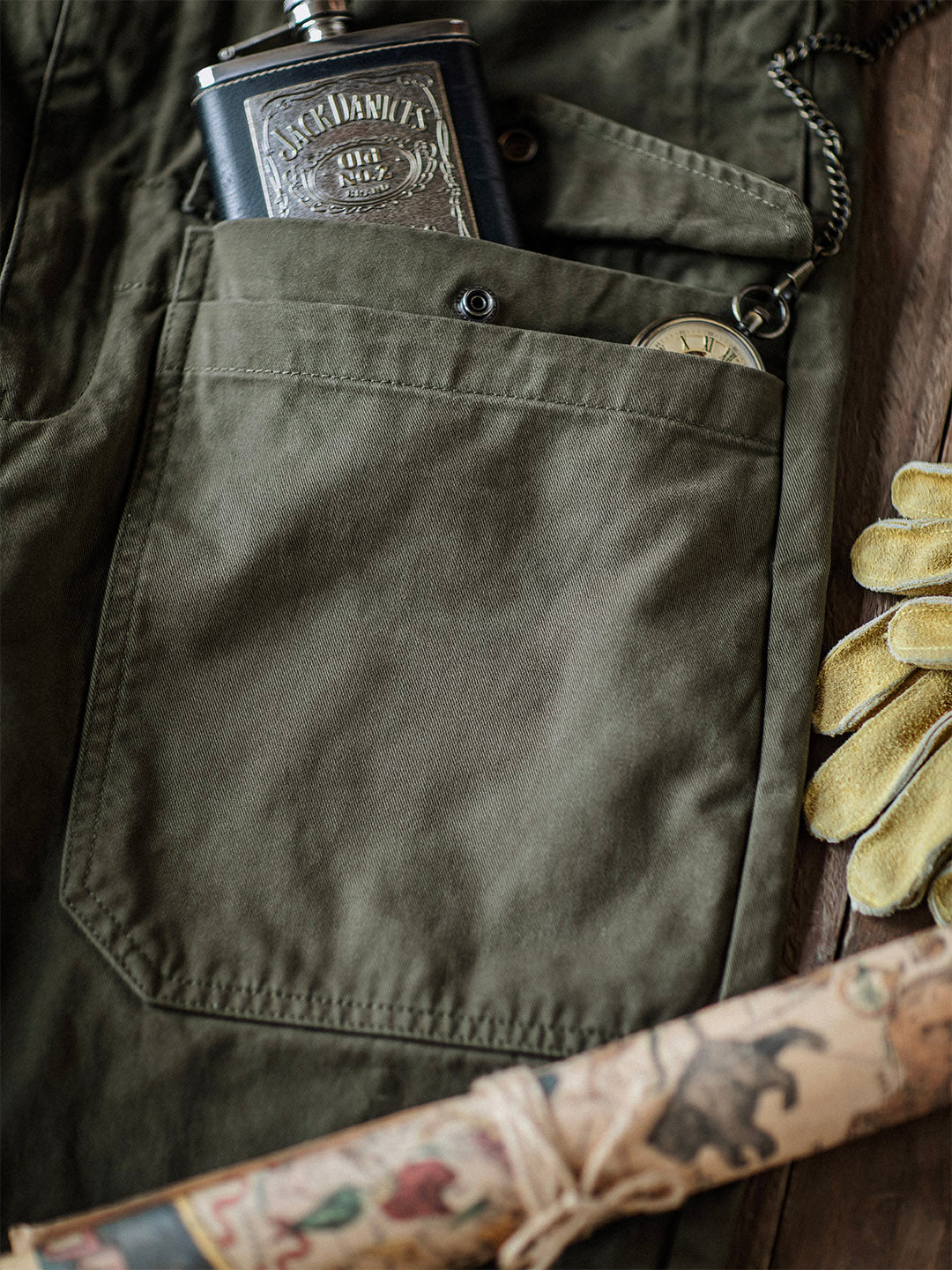 SUENTA Herren Handwerker Latzhose 100 Prozent Baumwollstoff Lockere Schnitt - Overall