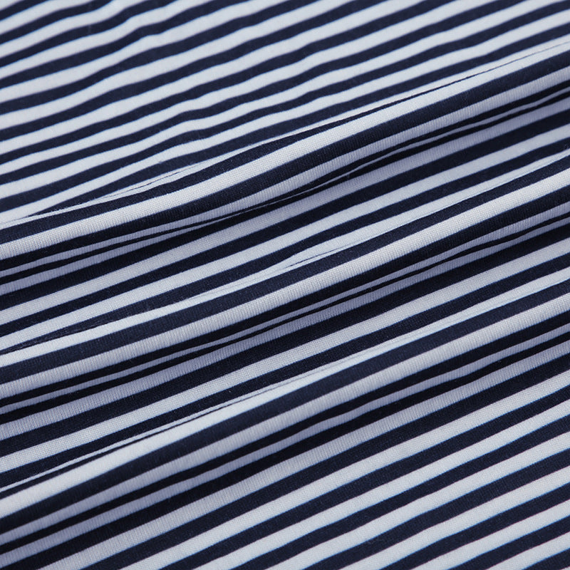 SUENTA Damen Gestreifte Loungehose Mit Stretchanteil Niedriger Bund