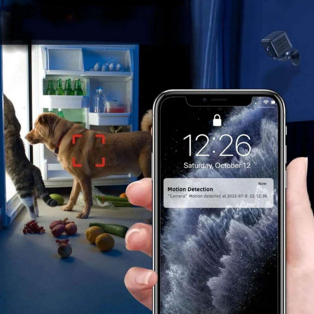 SUENTA Mini Wireless Sicherheitskamera Mit 1080P HD-Video 2.4G WiFi