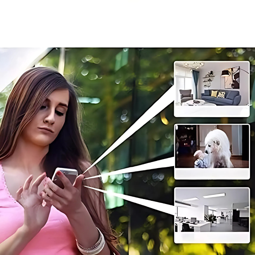 SUENTA Mini Wireless Sicherheitskamera Mit 1080P HD-Video 2.4G WiFi