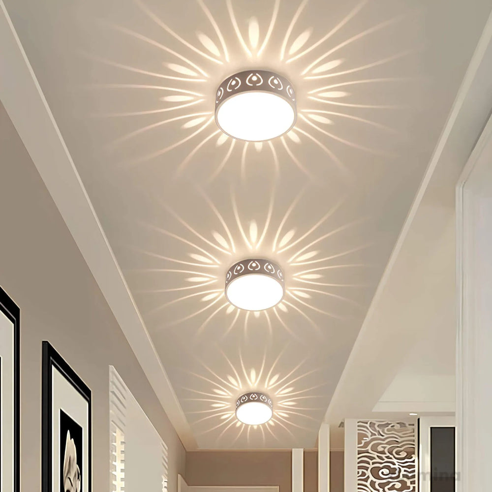 SUENTA Moderne LED Deckenleuchte Schlankes Profil Sanftes Licht