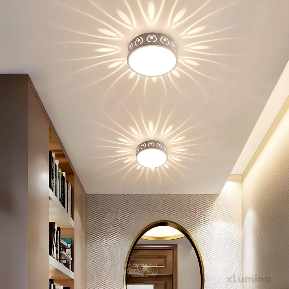 SUENTA Moderne LED Deckenleuchte Schlankes Profil Sanftes Licht
