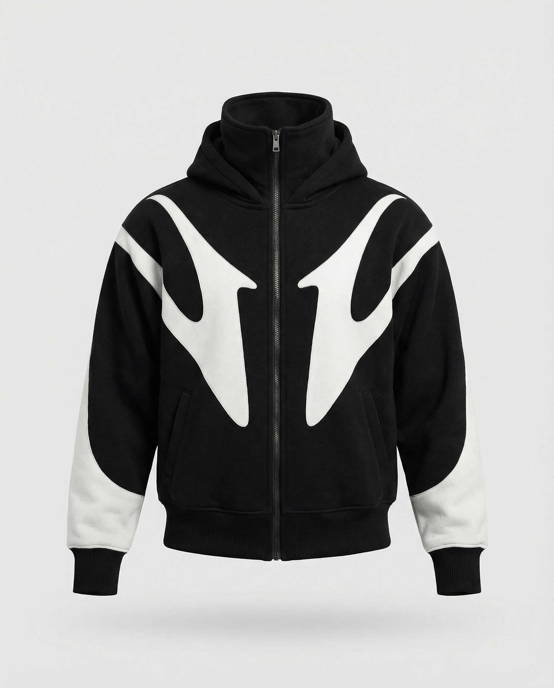 SUENTA Unisex Hoodie mit Balaclava-Design Funktionale Wärme Komfort