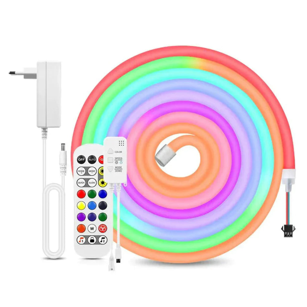 SUENTA Neon-Seil-LED-Leuchten Mit App-Steuerung Farbwechsel Timer