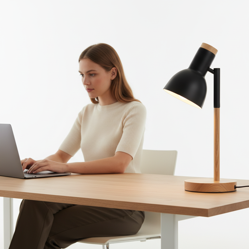 SUENTA Schreibtischlampe Verstellbare Elegante Skandinavische Minimalistische Eleganz