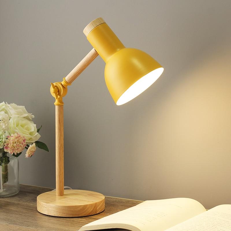 SUENTA Schreibtischlampe Verstellbare Elegante Skandinavische Minimalistische Eleganz Gelb