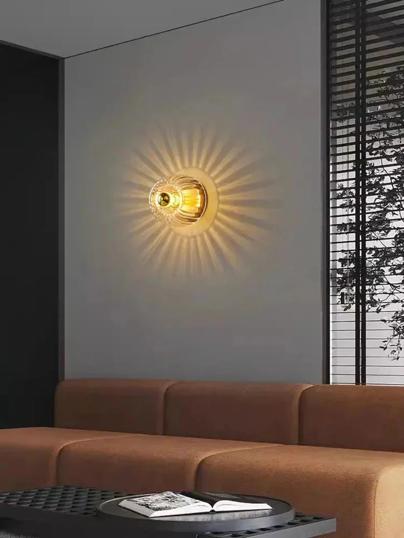 SUENTA Nordische Bauhaus-Wandleuchte Aus Glas Bauhaus-Prinzipien
