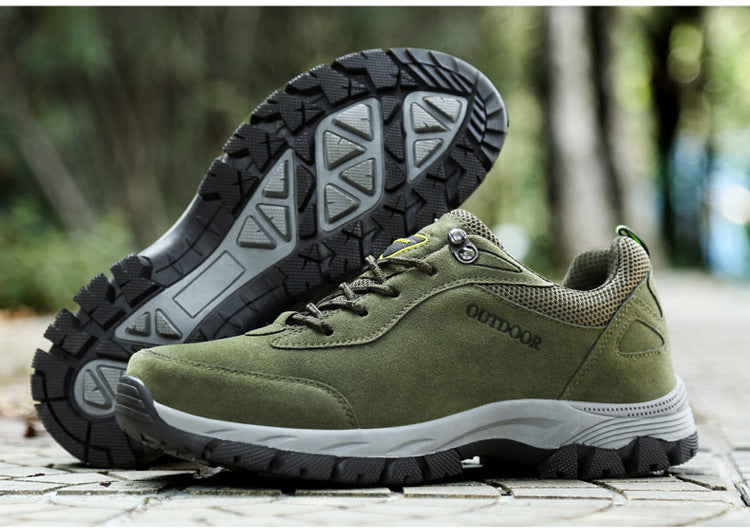 SUENTA Wander Schuhe für Herren Schnürschuhe Profilierte Sohle - Laufschuhe