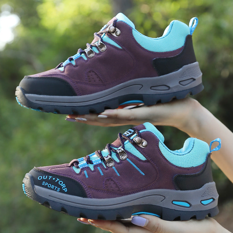 SUENTA Stylische Wander Schuhe für Herren Schnürschuhe GriffigeSohle - Laufschuhe