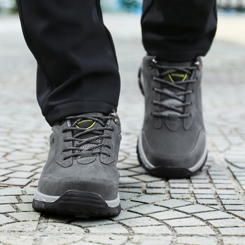 SUENTA Wander Schuhe für Herren Schnürschuhe Profilierte Sohle - Laufschuhe