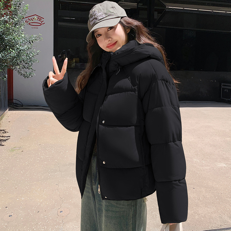 SUENTA Jorjo Damen Schwarze Daunenjacke - Zeitlos mit Kapuze