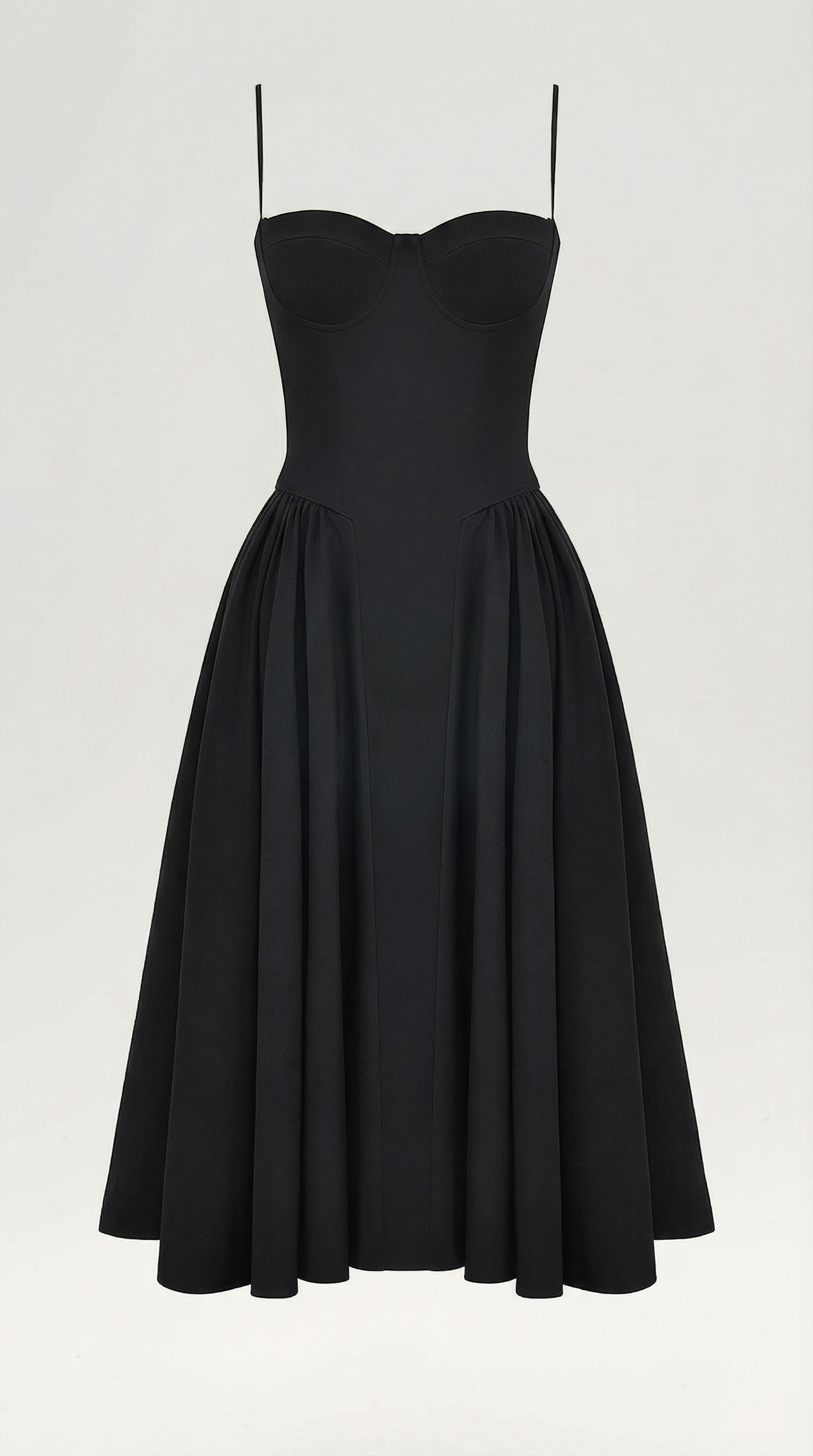 SUENTA Bonera | Damen Midikleid – Cottage-Core-Romantik, Sweetheart-Ausschnitt & Verspielte Schnürbänder