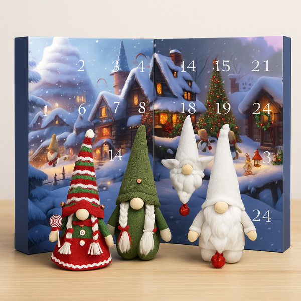 Premium Gnom Weihnachtskalender - Geschenk