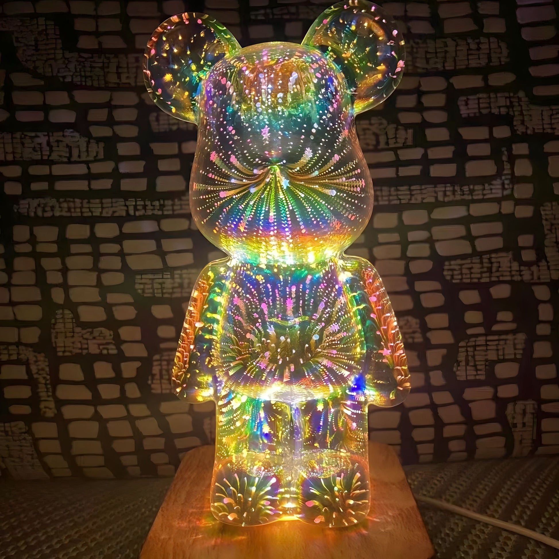 SUENTA Tischlampe Bärenform Dekorativ Warmweiß Schreibtischlampe