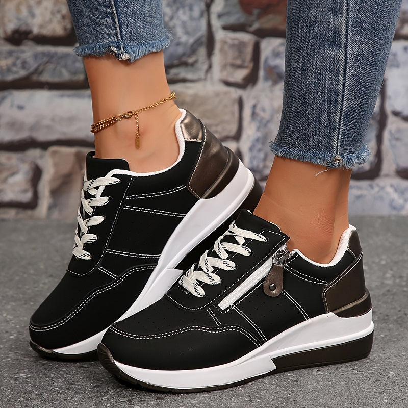 SUENTA Damen Komfortschuhe Medizinisch optimierter Fußunterstützung Für Arbeitstage