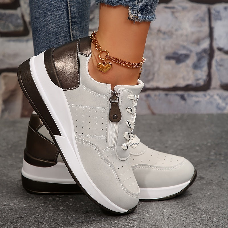 SUENTA Damen Komfortschuhe Medizinisch optimierter Fußunterstützung Für Arbeitstage