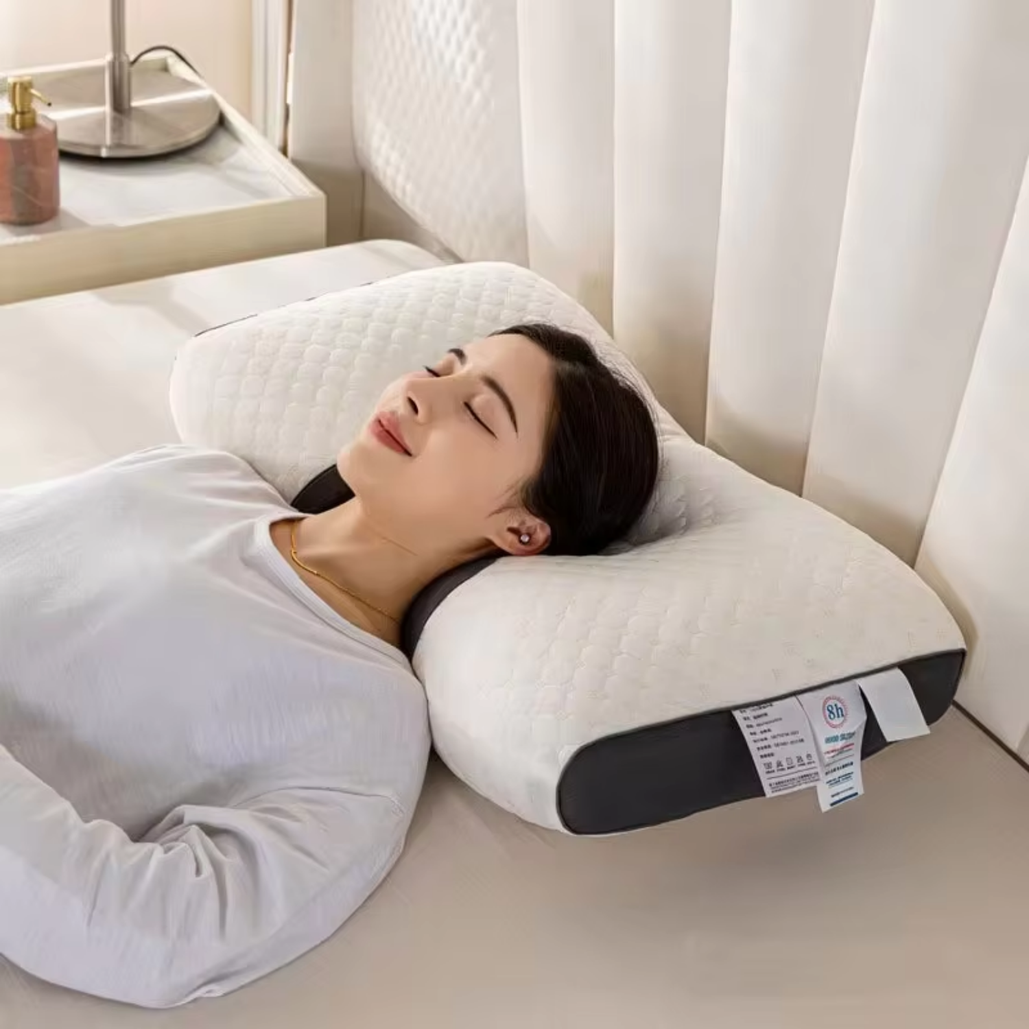 SUENTA Nackenkissen Mit Kontur MemorySchaum