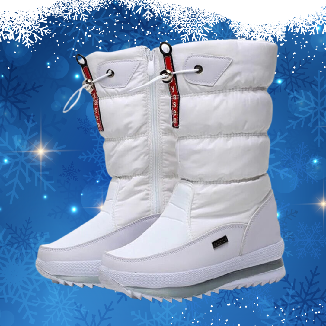 SUENTA Damen Winterschuhe Weich Warm Kuschelige Super Komfortable - Winterstiefel