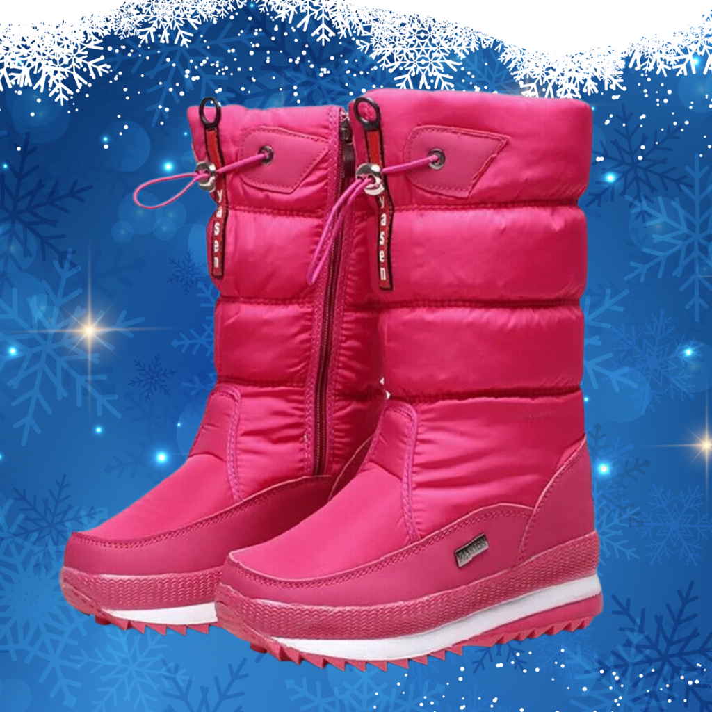 SUENTA Damen Winterschuhe Weich Warm Kuschelige Super Komfortable - Winterstiefel