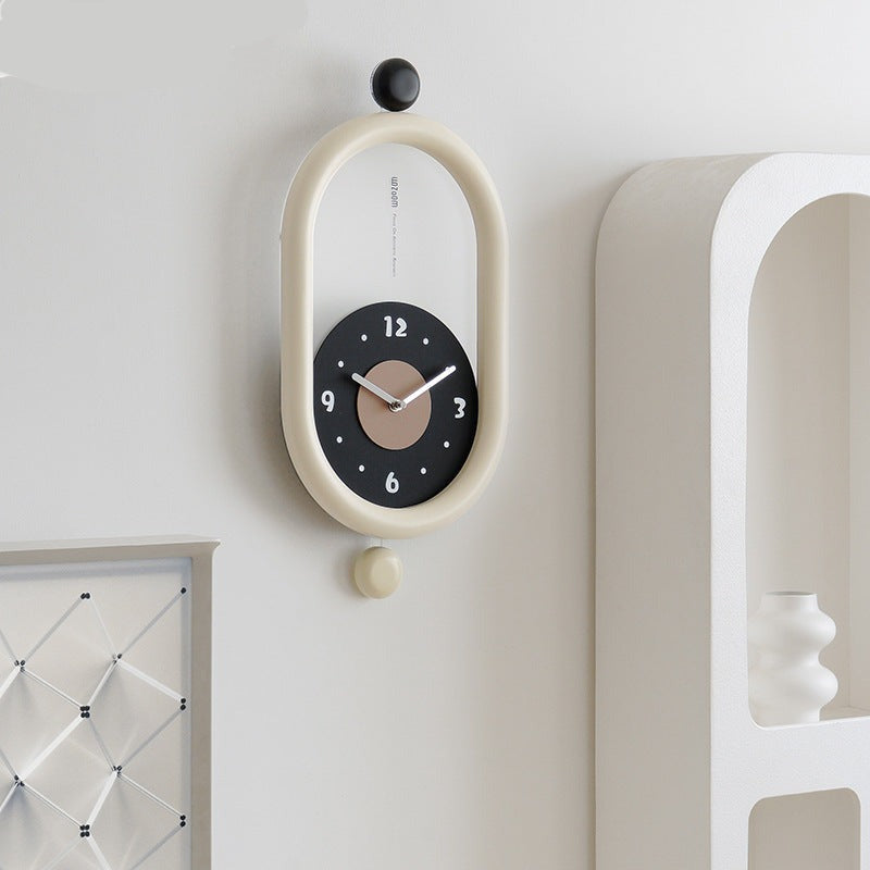 SUENTA Pendeluhr Stilvolle Leise Pendelwerk Für Schlafzimmer