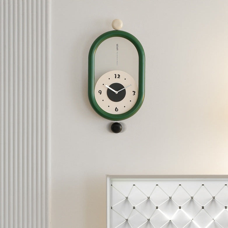 SUENTA Pendeluhr Stilvolle Leise Pendelwerk Für Schlafzimmer