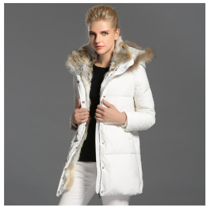 SUENTA Souls Damen Pufferjacke - Warm mit Kapuze für den Winter-Look Champagner