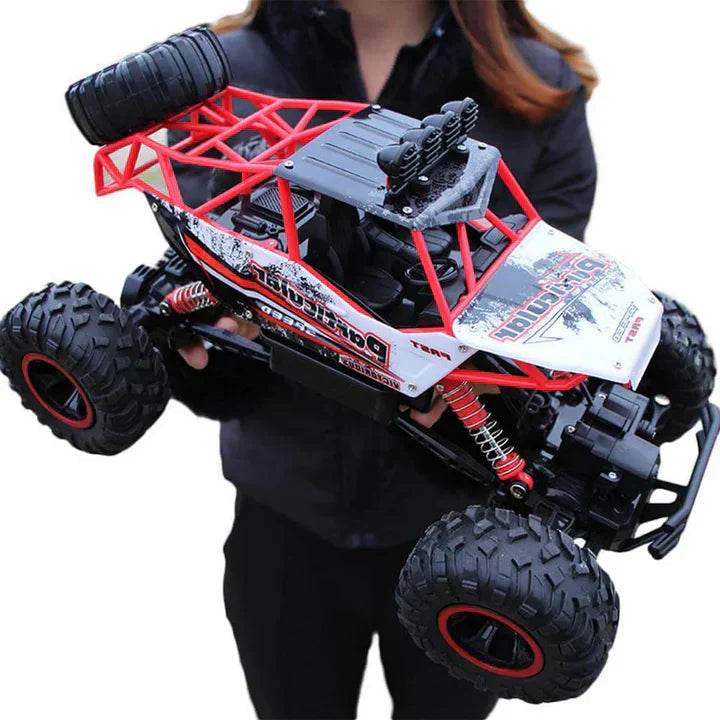 SUENTA RC-LKW Fernsteuerbares 4WD-Spielzeug Offroad-Spaß für Kinder Rot