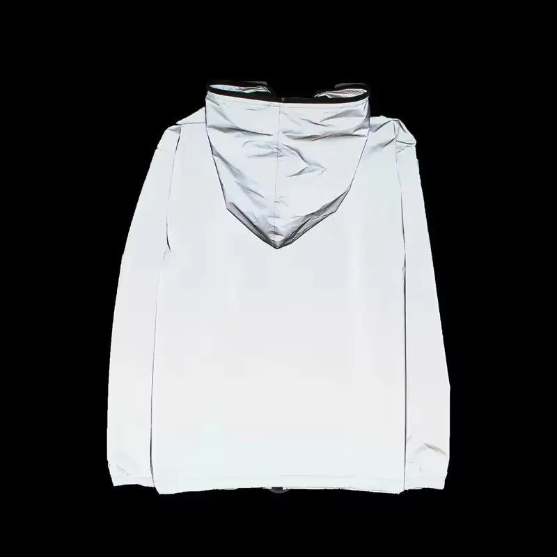 SUENTA Herren Reflektierende Jacke Mit Kapuze Nachtlauf Sichtbarkeit