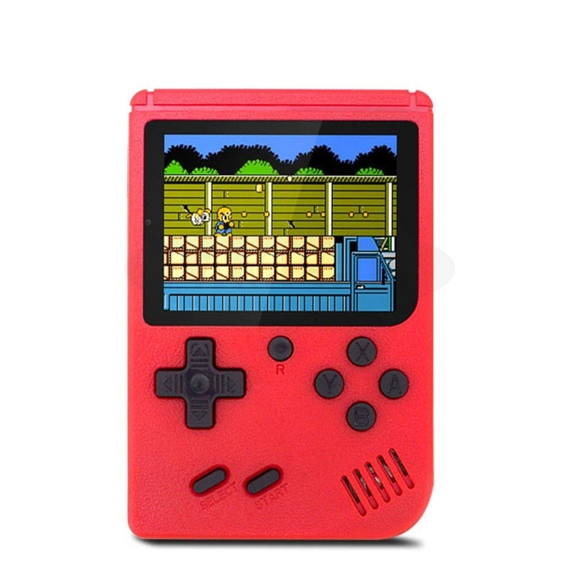 SUENTA Retro-Spielkonsole 400 Integrierte Klassische Spiele Einzelspieler Rot