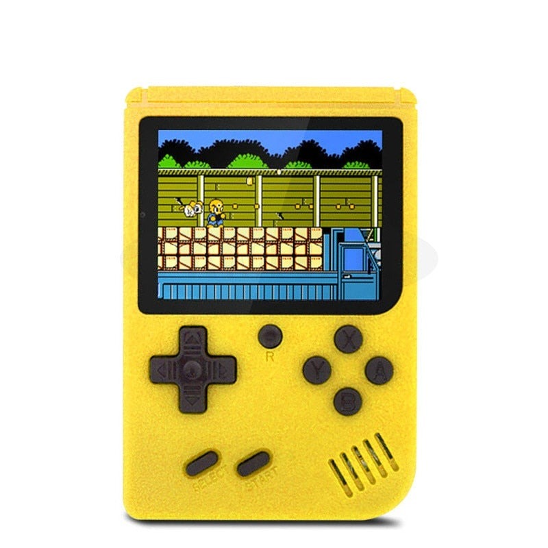 SUENTA Retro-Spielkonsole 400 Integrierte Klassische Spiele Einzelspieler Gelb