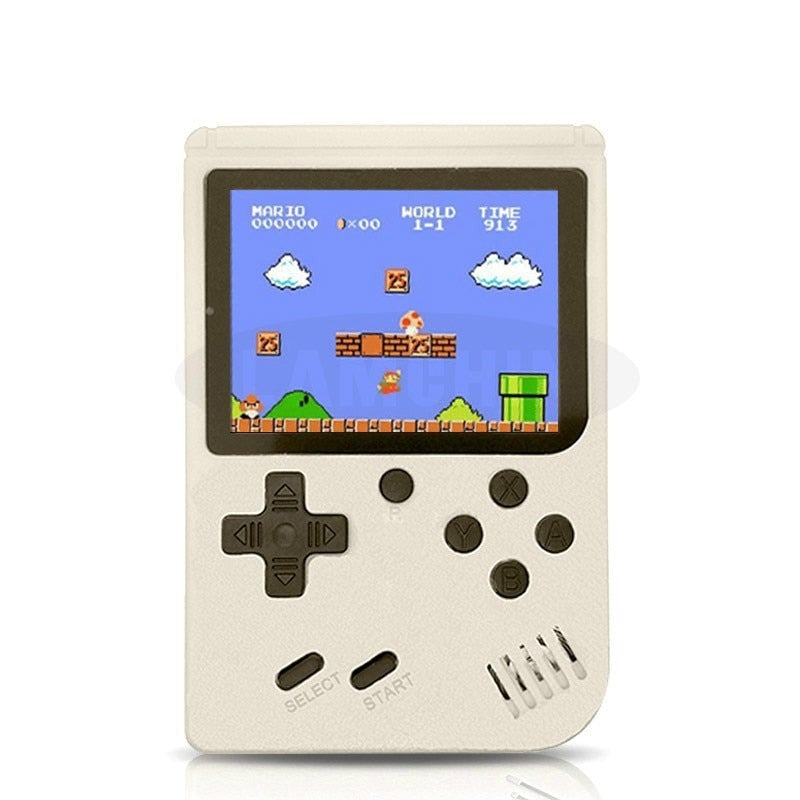 SUENTA Retro-Spielkonsole 400 Integrierte Klassische Spiele Einzelspieler Weiß