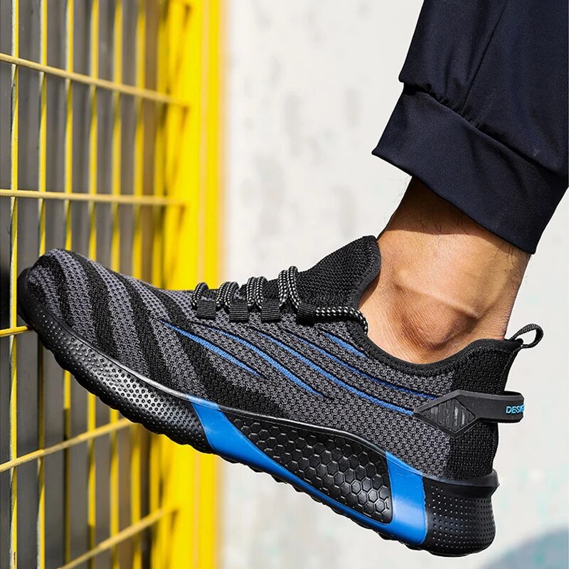 SUENTA Protect | Herren Sicherheitsschuhe – Anti-Piercing-Technologie, Robustes Design & Maximaler Schutz blå