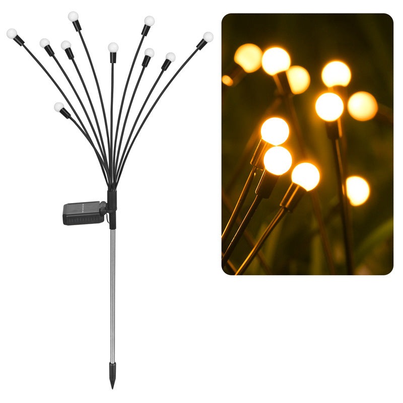 SUENTA Romantische Glühwürmchen Gartenlichter Für Den Garten (Warm-Weiß) 6 LEDs