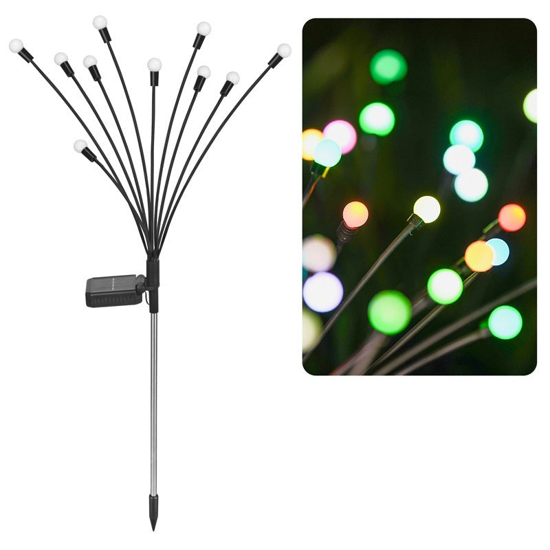 SUENTA Romantische Glühwürmchen Gartenlichter Für Den Garten (RGB) 6 LEDs