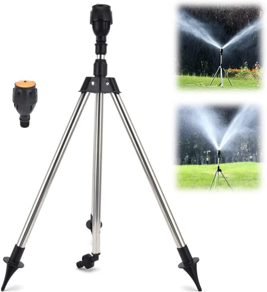 SUENTA Rotierender Gartensprinkler Mit Einziehbarem Stativ